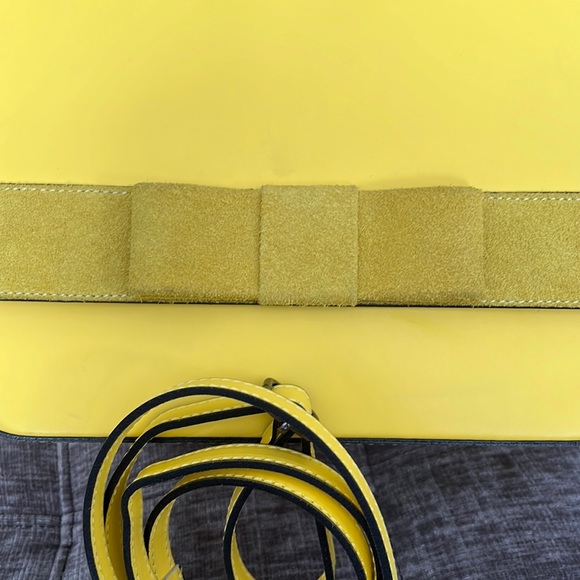 🇮🇹Italian leather & suede satchel w/strap🇮🇹 - Picture 5 of 13